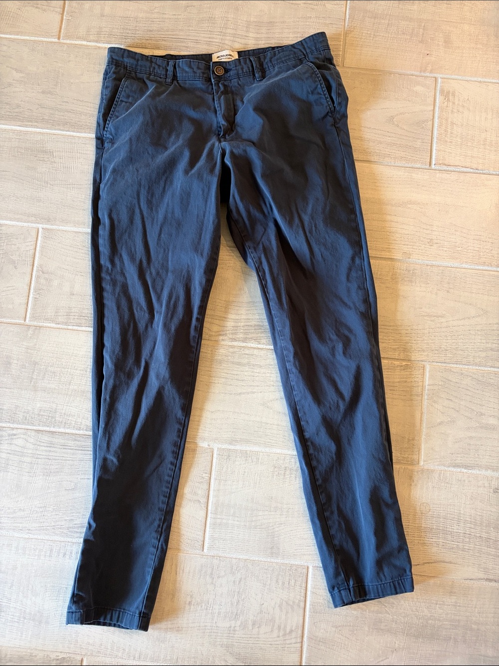 Jack & Jones Men’s Dark Navy Chino’s